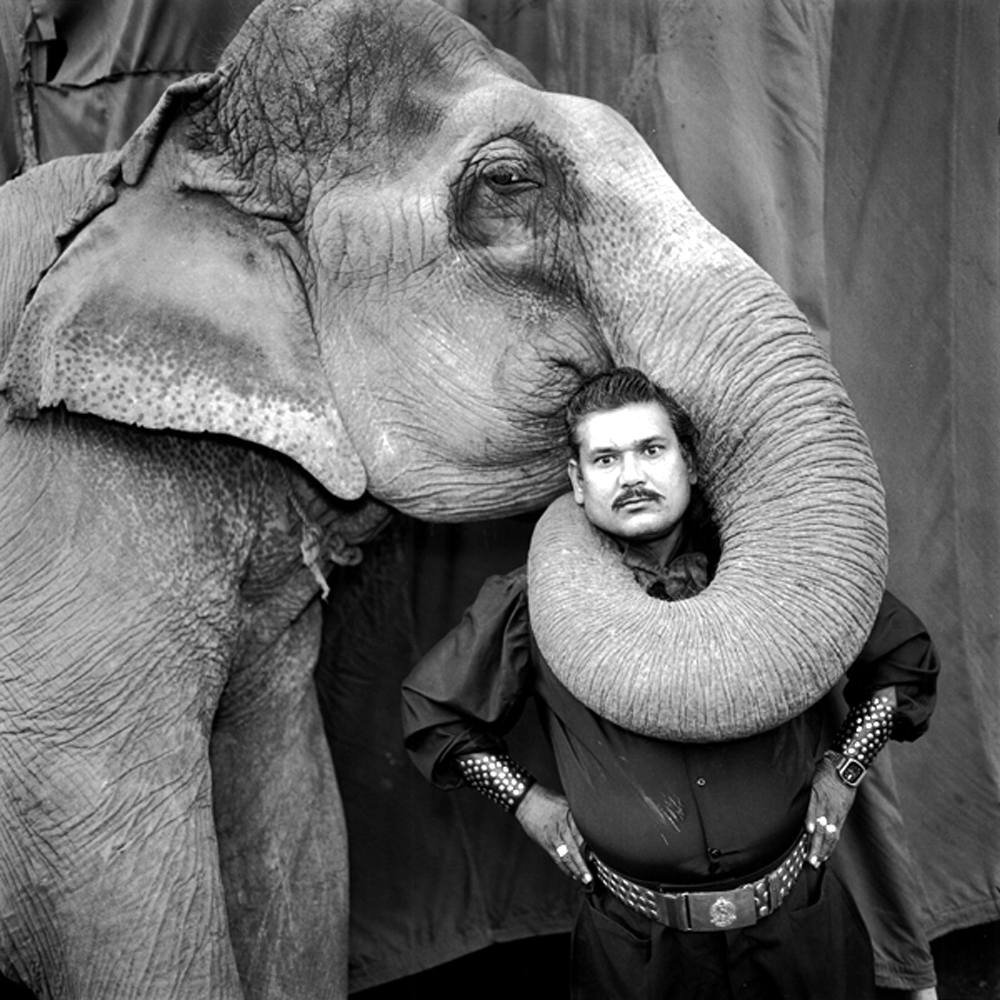 Ram Prakash Singh with His Elephant Shyama