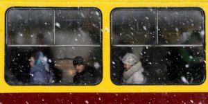 Trams & Bus 1, Lviv (panoramique) © Dolph Kessler courtesy galerie Sit Down