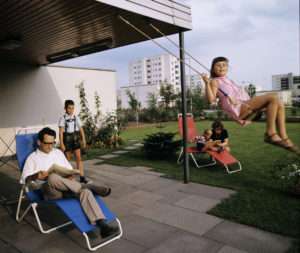 Famille Moderne, maison individuelle dans une nouvelle zone urbaine, Frankfurt 1964